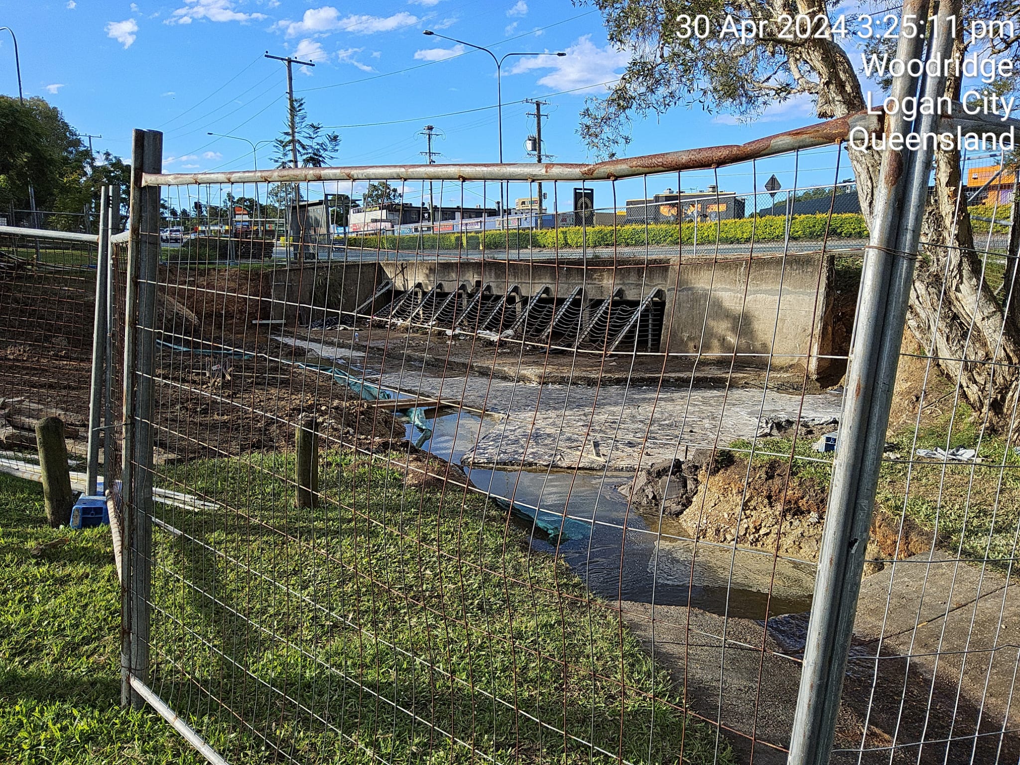 Gross pollutant trap structure, Logan City QLD